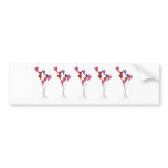 Balloon Hearts Bumper Sticker