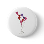 Balloon Hearts Button