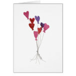 Balloon Hearts Card