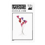 Balloon Hearts Custom Postage