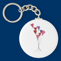 Balloon Hearts Keychain keychains
