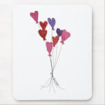 Balloon Hearts Mousepad