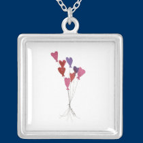 Balloon Hearts Necklace