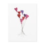 Balloon Hearts Postcard