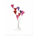 Balloon Hearts Posters & Prints by ginyhogan Balloon Hearts Posters & Prints