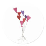 Balloon Hearts Sticker