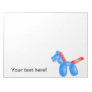 Balloon horse notepad