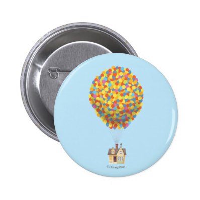 Balloon House from the Disney Pixar UP Movie 2 Inch Round Button