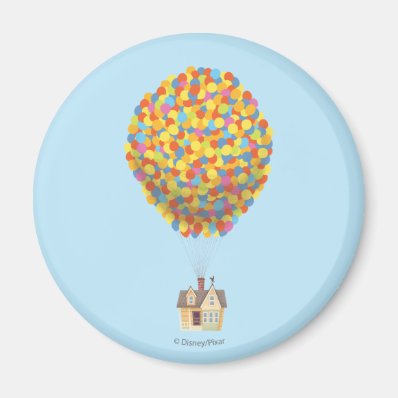 Balloon House from the Disney Pixar UP Movie 2 Inch Round Magnet