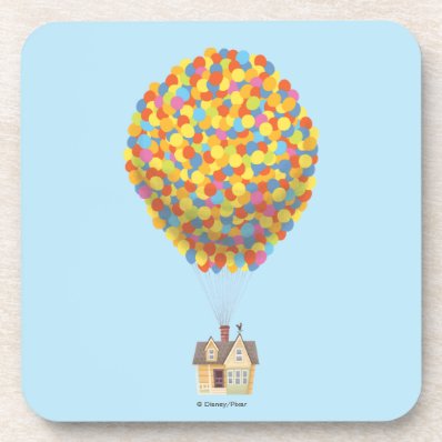 Balloon House from the Disney Pixar UP Movie Beverage Coaster