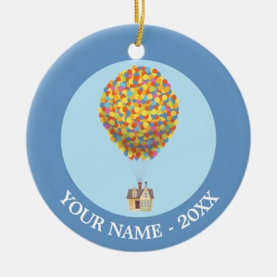 Balloon House from the Disney Pixar UP Movie Ceramic Ornament