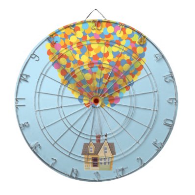 Balloon House from the Disney Pixar UP Movie Dart Boards
