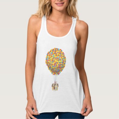 Balloon House from the Disney Pixar UP Movie Flowy Racerback Tank Top