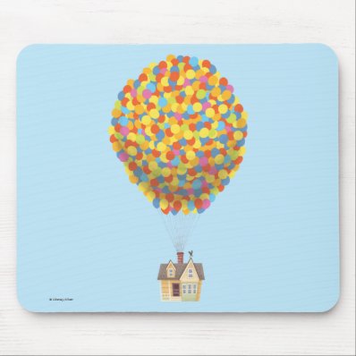 Balloon House from the Disney Pixar UP Movie Mouse Pad