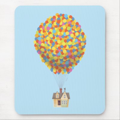 Balloon House from the Disney Pixar UP Movie Mousepads by disney