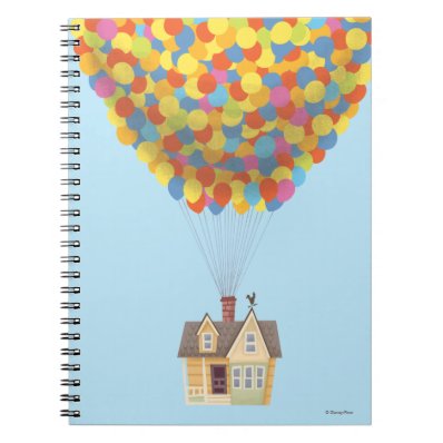 Balloon House from the Disney Pixar UP Movie Notebook