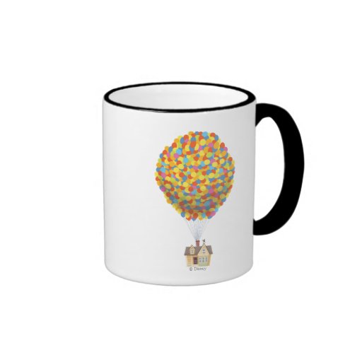 Balloon House from the Disney Pixar UP Movie Ringer Coffee Mug Zazzle