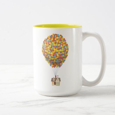 Balloon House from the Disney Pixar UP Movie Two-Tone Coffee Mug