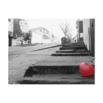Balloon in the Street postcards