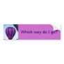 Balloon, Indecision Bumper Sticker