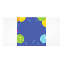 Balloon Items With Faded Ice Cream Picture Card