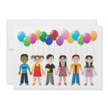 Balloon Kids Custom Invites