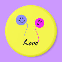 Balloon Love - magnet magnets