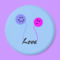 Balloon Love - magnet magnets