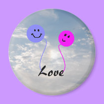 Balloon Love - magnet magnets