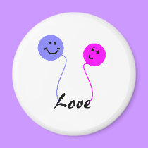 Balloon Love - magnet magnets