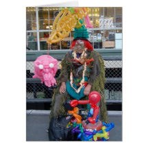 balloon man greeting card