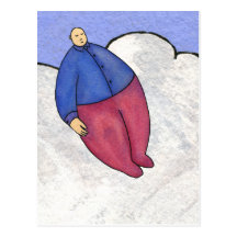 Balloon Man Postcard