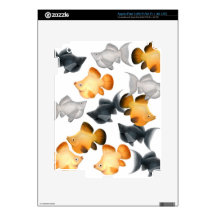 Balloon Molly Fish Zazzle Skin iPad 3 Skin