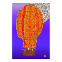 Balloon Over Moon posters