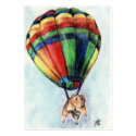 Balloon Ride (Hamster) ACEO Art Trading Cards profilecard