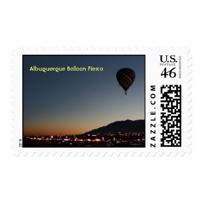 Balloon Rise Postage Stamps by ksignorello