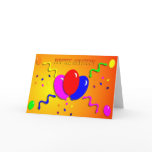 Balloon & Streamers Party Invite Balloon & Streamers Party Invite