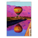 Balloon, Sunset, Palm Springs, California cards