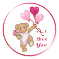 Balloon Teddy stickers by Spice Balloon Teddy stickers