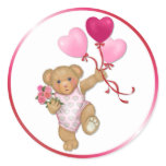 Balloon Teddy Sticker