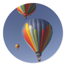 Balloon Trio Round Sticker