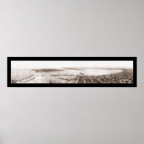 Balloon View San Diego Photo 1911 Poster