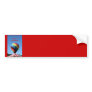 Balloon with a Candy Cane tent!  Merry Christmas! Bumper Stickers