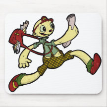 Balloonhead postman - mousepad