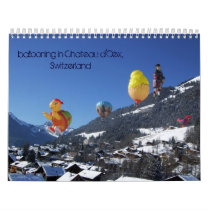 ballooning in Chateau d'Oex calendars