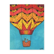 Ballooning Post Card