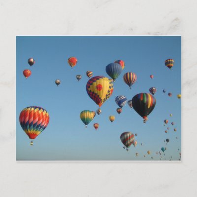 Ballooning Post Card
