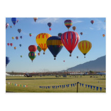 Ballooning Postcard