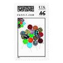 BALLOONS12 postage by KittensCustoms BALLOONS12 postage