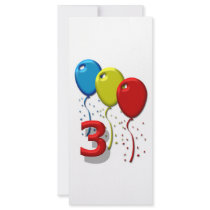 balloons 03 years rack cards by fotowino balloons 03 years rack cards
